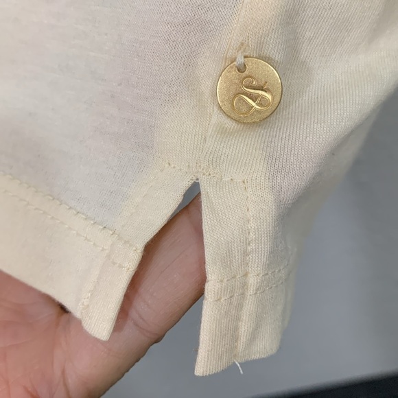 Scotch & Soda Animal Print Trim V-Neck Short Sleeve Tee size XL - Picture 5 of 13